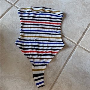 Striped Bodysuit
